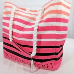 Victoria's Secret Summer Tote Bag w/ Rope Handles